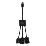 Mini Cable Portátil Otg Host Usb In 1 Negro