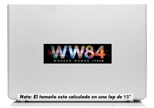 Vinil Sticker Laptop 13 PuLG. Wonder Woman 84 Mod. 0124