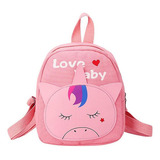 Mochilas Unicornio Costas Escolar Aulas Infantil P Ff20 Cor Rosa-claro