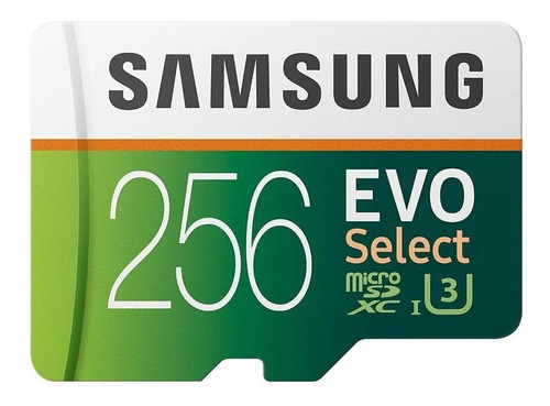 Cartão De Memória Samsung Mb-me256ha/am  Evo Select Com Adaptador Sd 256gb