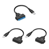 Disco Duro Con 3 Cables Usb Sata 2.5 De 22 Pines (múltiples)