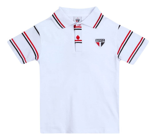 Camisa Polo Infantil São Paulo Fc Oficial