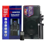 Cabina Activa Sonivox Vs-ac312nb Bluetooth Usb 100 Watts Rms