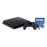 Sony Playstation 4 Slim 1tb Fortnite Neo Versa Bundle Cor  Preto Onyx