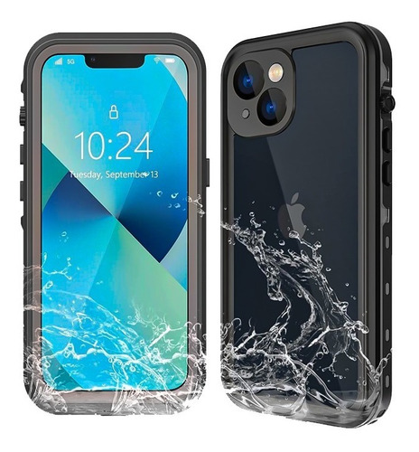 Carcasa Para iPhone 13 Sumergible Waterproof Heavy Duty Case