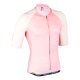 Remera Zr3 Ciclista Ciclismo Jersey Slim Beige Bolsillos