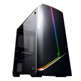 Gabinete Acrilico Gamer Frontal Rgb Md Tower Mini Itx Preto