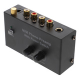 Preamplificador Phono Eu Plug Mini Amp Home Stereo System Co