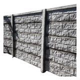 Muro Cerco Perimetral De Hormigón Premoldeado-bloque Rústico