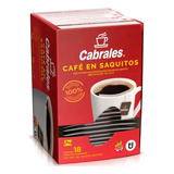 Cafe  Saquitos 20 Un Cabrales Cafe Soluble