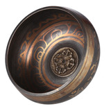 Campana Tibetana.. 8  Metal Hecha.mano Con Mazo Para Medit