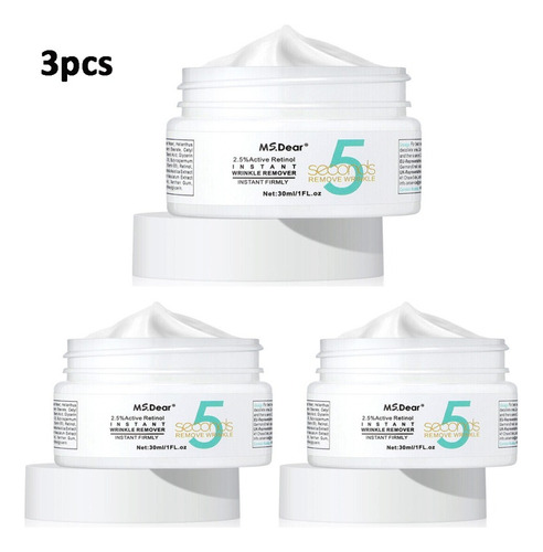 3pcs Crema Facial Instantánea Para Eliminar Arrugas Suero An