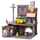 Diorama Casa Tartarugas Ninja Nickelodeon Jada Nano Metals