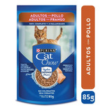 Cat Chow Pouch Gato Adulto - Sabor Pollo X 15 Un.