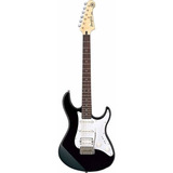 Guitarra Eléctrica Yamaha Pac012/100 Series 012 Stratocaster De Caoba 2023 Black Brillante Con Diapasón De Palo De Rosa