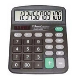 Calculadora De Balcão 12 Digitos Numeros Grd Kit Com 6 Unid Cor Preto