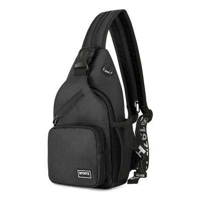 (bk) Mochila Bandolera Pequeña Para Hombre, Impermeable, Con