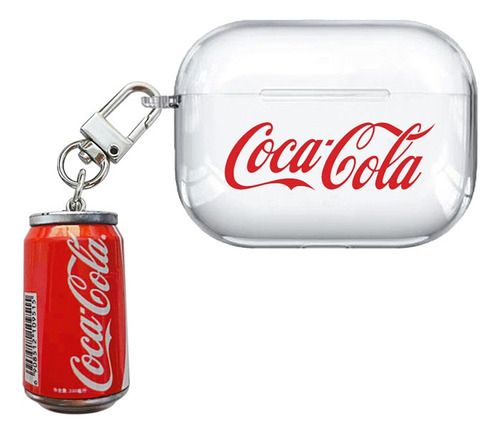 Tikafunda Coca Cola Para AirPods 1/2/pro 1 Con Gancho Regalo