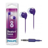 Audifonos Alambricos Philips Beats N´ Bass She3590 Color Violeta