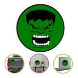 Adesivo Incrível Hulk Marvel 23cm X 23cm Geek Nerd Decoração