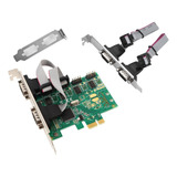 Adaptador Pci-e Para Rs232 Conversor De Porta Serial De 4 Po