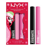 Nyx Professional Makeup Set Vivid Linner Duo Holiday Edition