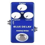 Mini Pedal De Efeito De Guitarra True Bypass Deep Blue Delay