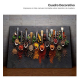 Cuadro Decorativo Canvas Para Comedor Semill Especias 130x90