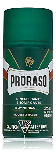 Espuma De Afeitar Proraso, Refrescante Y Tonificante, 10.6 O