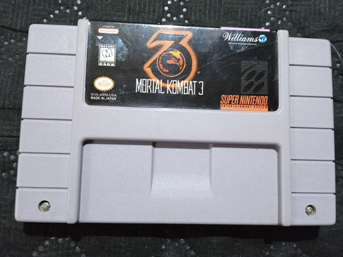 Mortal Kombat 3 Super Nintendo Snes Original