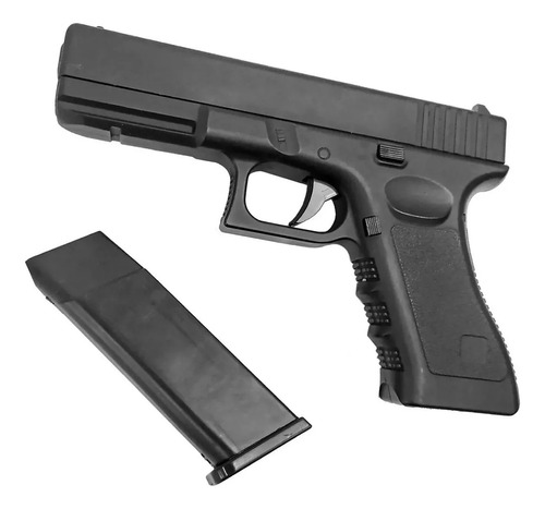 Pistola Airsoft Glock 18 Metálica Replica Resorte Spring 