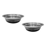 Juego 2 Piezas Tazones/bowls Eco Acero Inoxidable 20 Cm