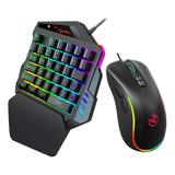 Keyboard Suit Mouse Keyboard Gaming One Con Y Ratón V500