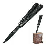 Cuchillo Navaja Mariposa Tactica Militar Camping Pesca 