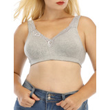 Ropa Interior Femenina Wirefree Bralettes Women Comfort Full