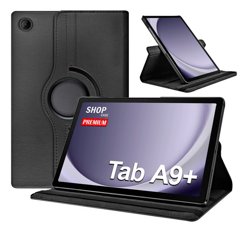 Capa Giratória Para Tablet Galaxy Tab A9 Plus 11' + Película