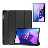 Mica + Funda Para Lenovo Tab M10 3ra Gen. 10.1 Smart Negro