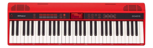 Teclado Musical Roland Go:keys Go-61k 61 Teclas Rojo