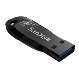Pendrive Sandisk Ultra Shift 64 Gb 3.0 Preto 10x Mais Rápido