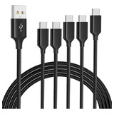 Jinglexin Cable Usb Tipo C, Paquete De 5 (3/3/6/6/10 Pies), 