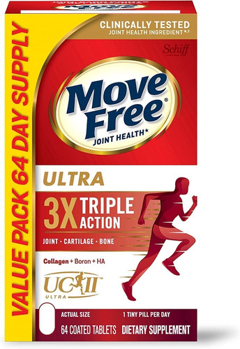 Schiff | Move Free | Ultra Triple Action Collagen Boron | 64