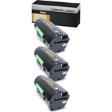 3x Toner P/ Lexmark 604h 60f4h00 Ms310/410 Mx310/410/511/611