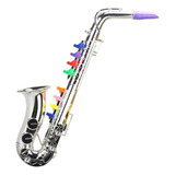 Conjunto Musical Saxofón Soprano Instrumentos De Plata A