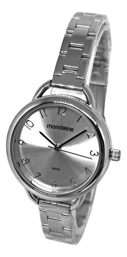 Relógio Feminino Bege E Branco Original Mondaine