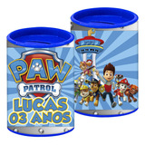 Cofrinhos Personalizados Patrulha Canina Kit C/ 20 Unidades