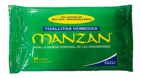 Manzan Toallas Húmedas P/hemorroides X 30 Magistral Lacroze