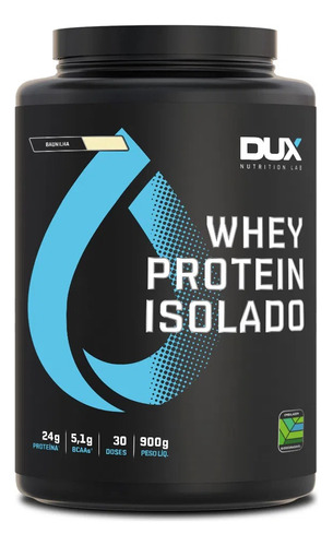 Whey Protein Isolado - Dux Nutrition 900g - Varios Sabores