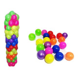 300 Pelotas Plasticas Multicolores Vivos