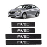 Sticker Protección De Estribos Puertas Chevrolet Aveo