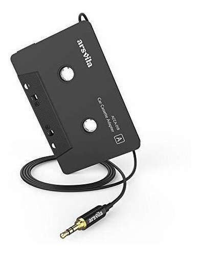 Arsvita Car Audio Cassette To Aux Adapter , 3.5 Mm Auxillary